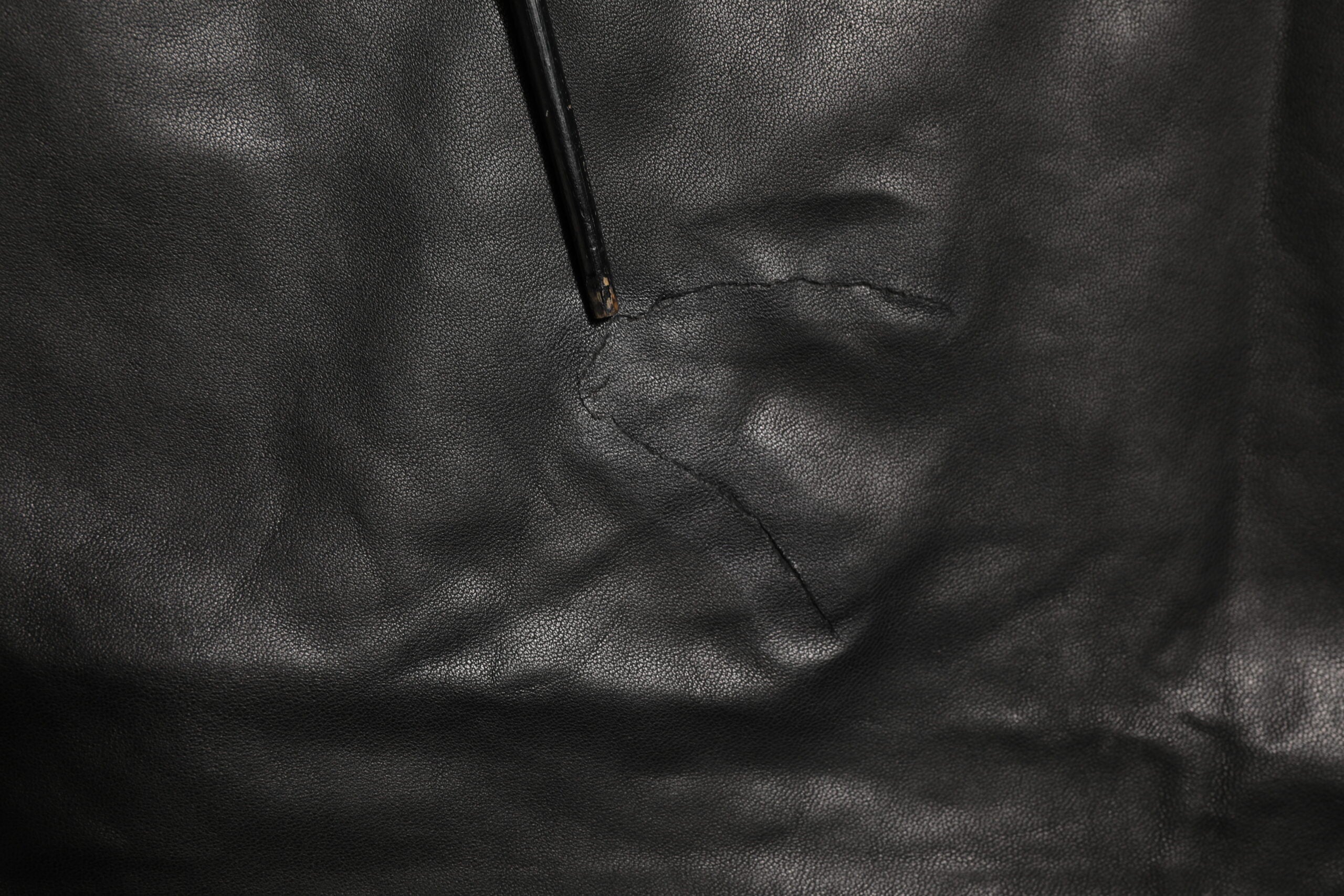 Dolce & Gabbana Black Lamb Leather Trousers Men Men's Pants (Pre-Owned)