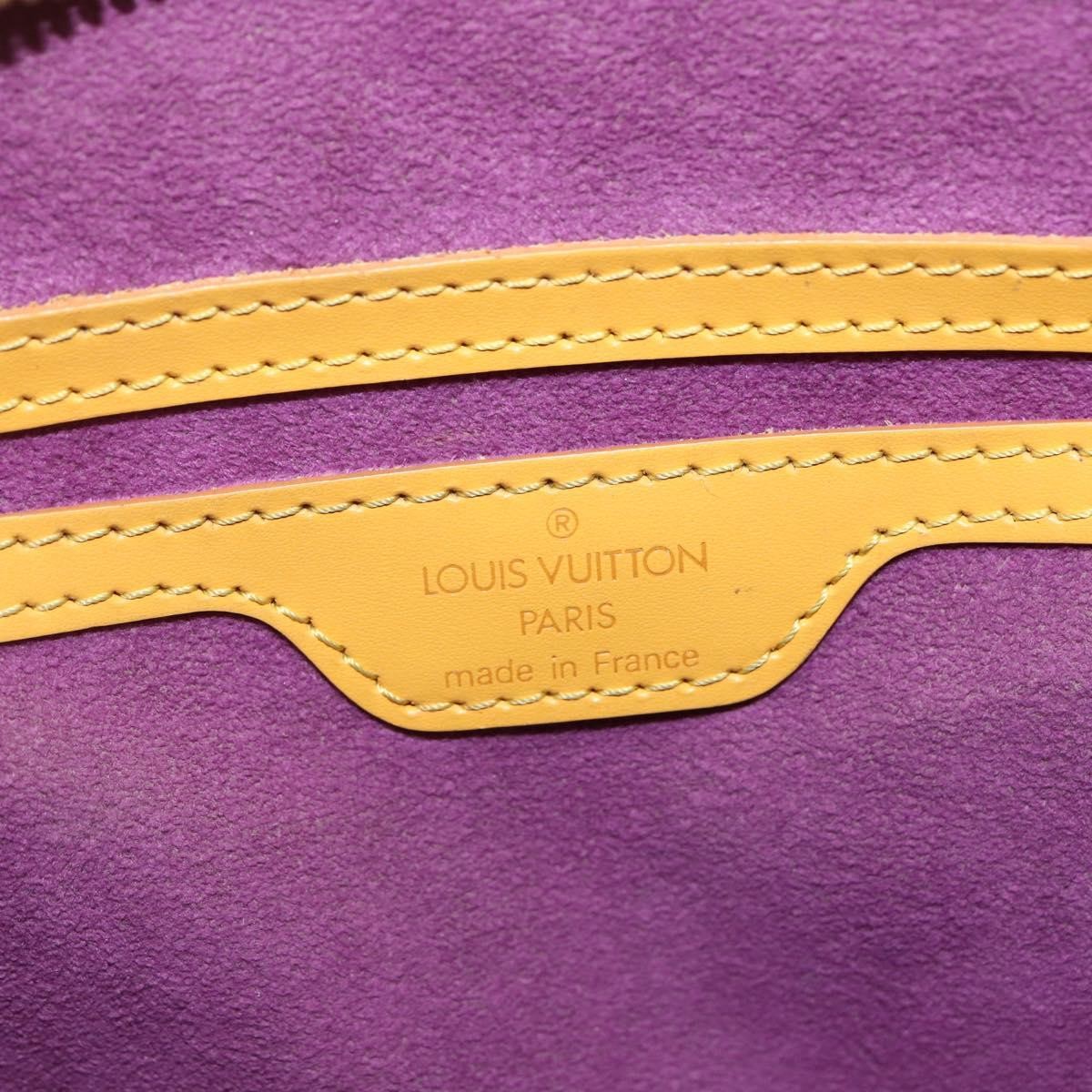 Louis Vuitton Saint Jacques Epi Leather Yellow Leather Handbag (Pre-Owned)