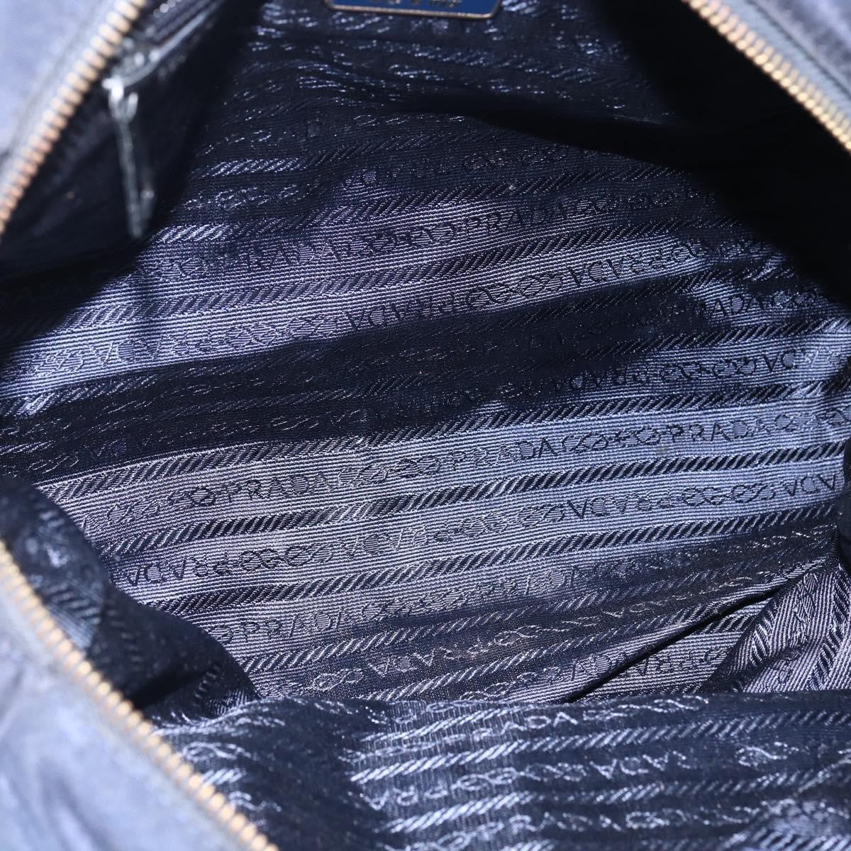 Prada Re-Edition 1995 Chain Quilted Re-Nylon Navy Nylon Tote Bag Bag (Pre-Owned)