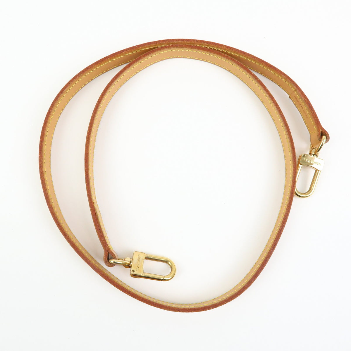 Louis Vuitton Shoulder Strap Vachetta Leather Beige Leather Straps Accessory (Pre-Owned)