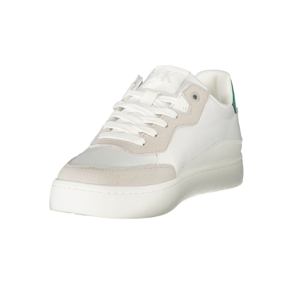 Calvin Klein Bianco Polyurethane Men Men's Sneaker