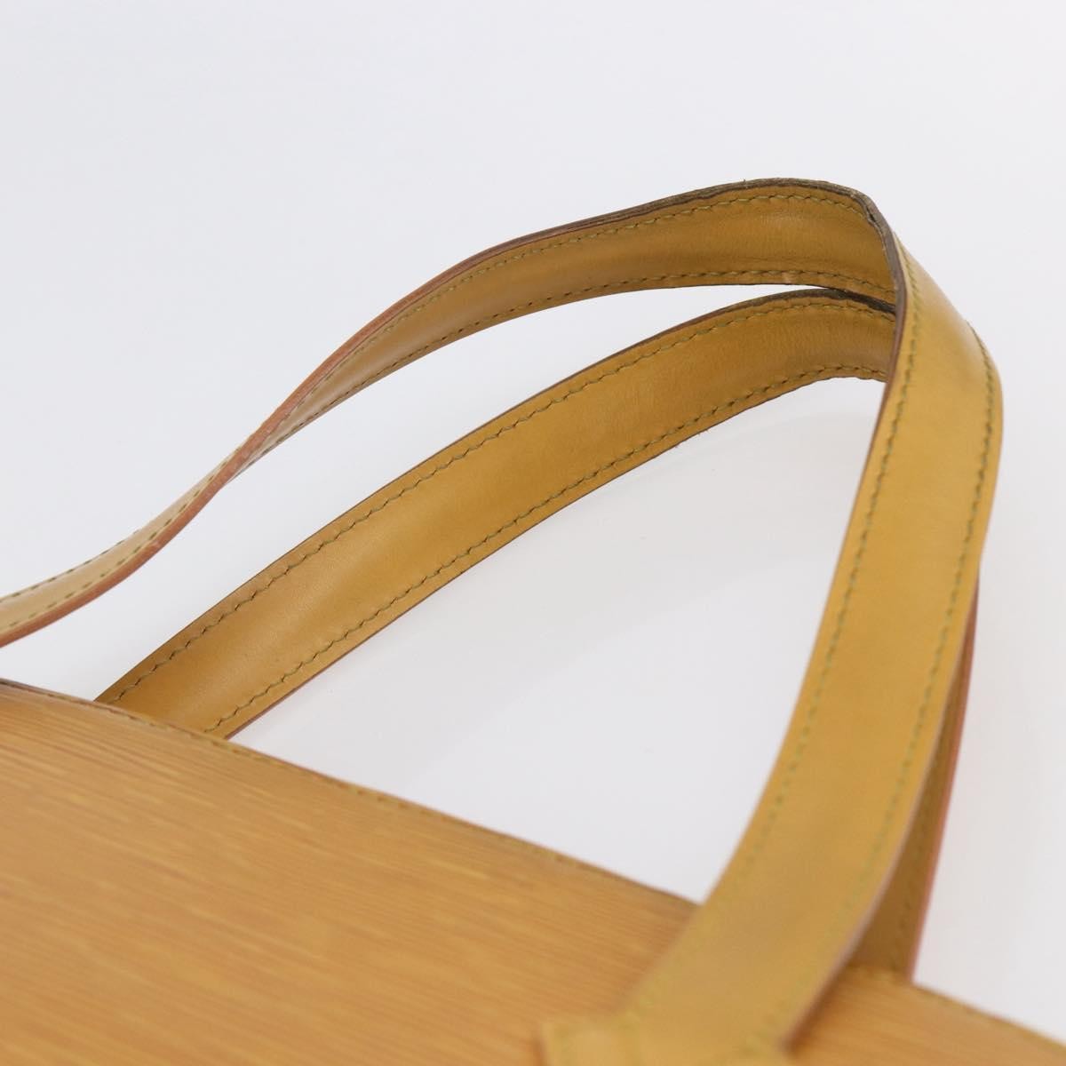 Louis Vuitton Saint Jacques Epi Leather Yellow Leather Handbag (Pre-Owned)