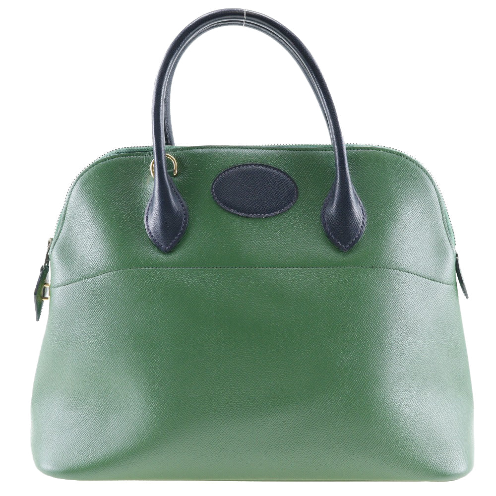 Hermès Bolide Green Leather Handbag (Pre-Owned)