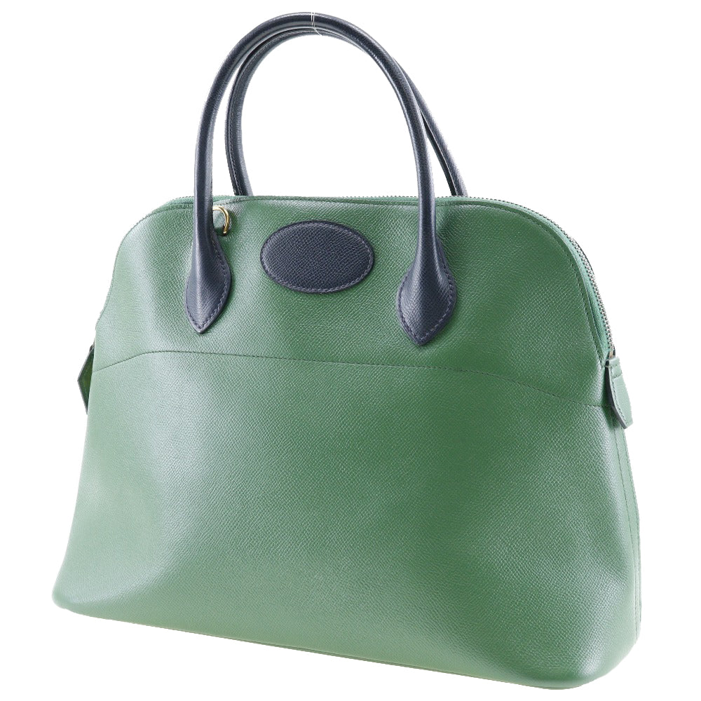 Hermès Bolide Green Leather Handbag (Pre-Owned)