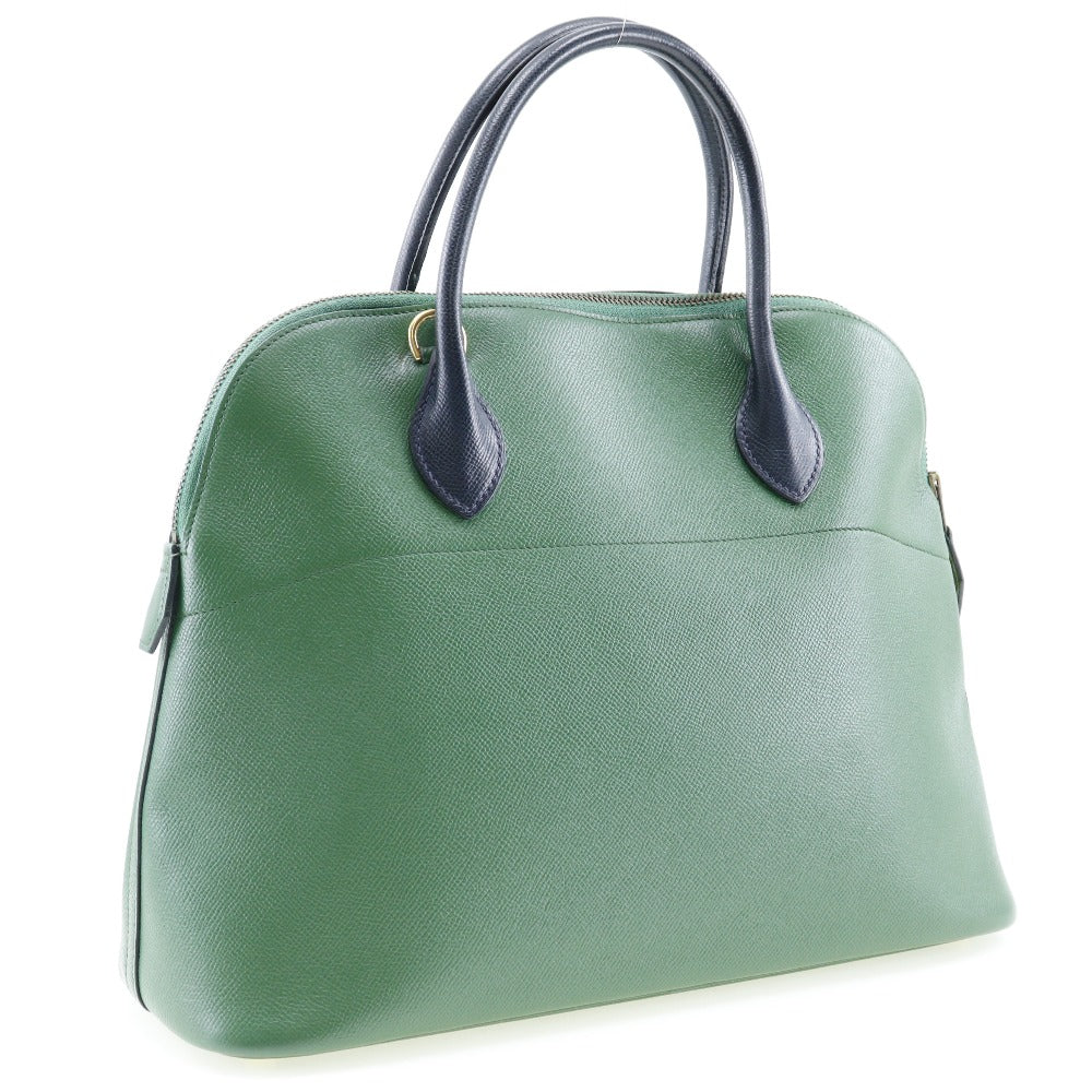 Hermès Bolide Green Leather Handbag (Pre-Owned)
