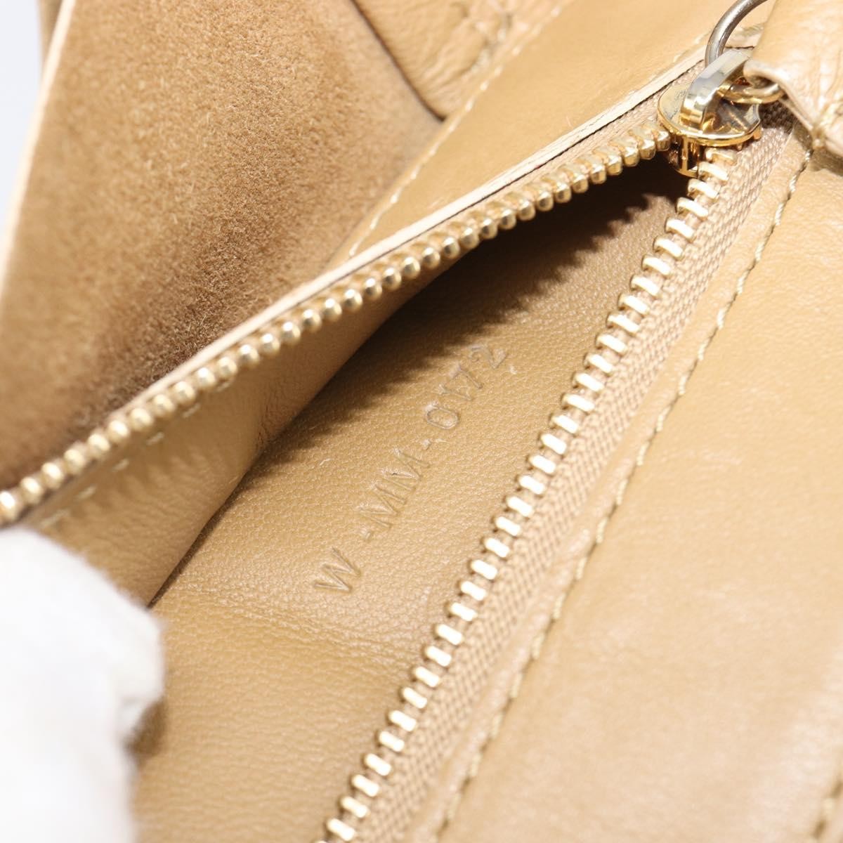 Celine Horizontal Bi-Cabas Leather Beige Leather Tote Bag Bag (Pre-Owned)
