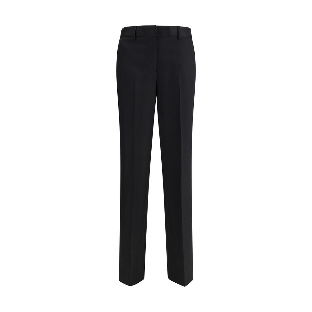 Lardini Black Wool Oves Aries Women's Pants