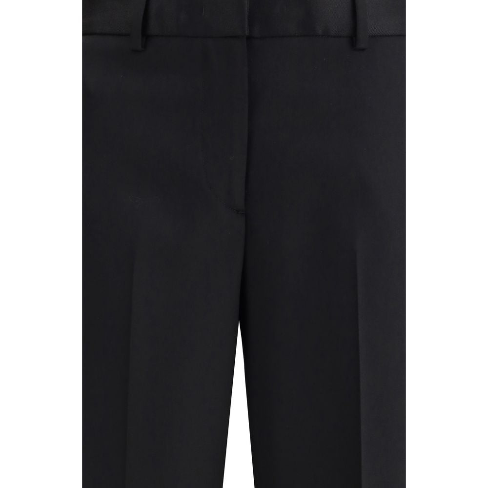 Lardini Black Wool Oves Aries Women's Pants