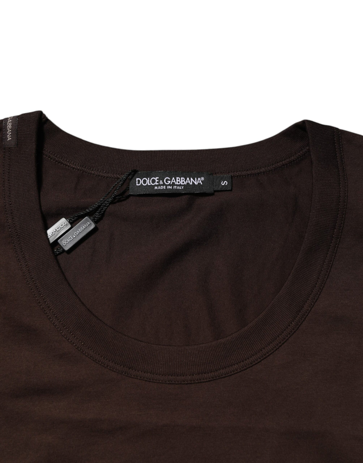 Dolce & Gabbana Brown Cotton Sleeveless Underwear Men Tank Men's Top