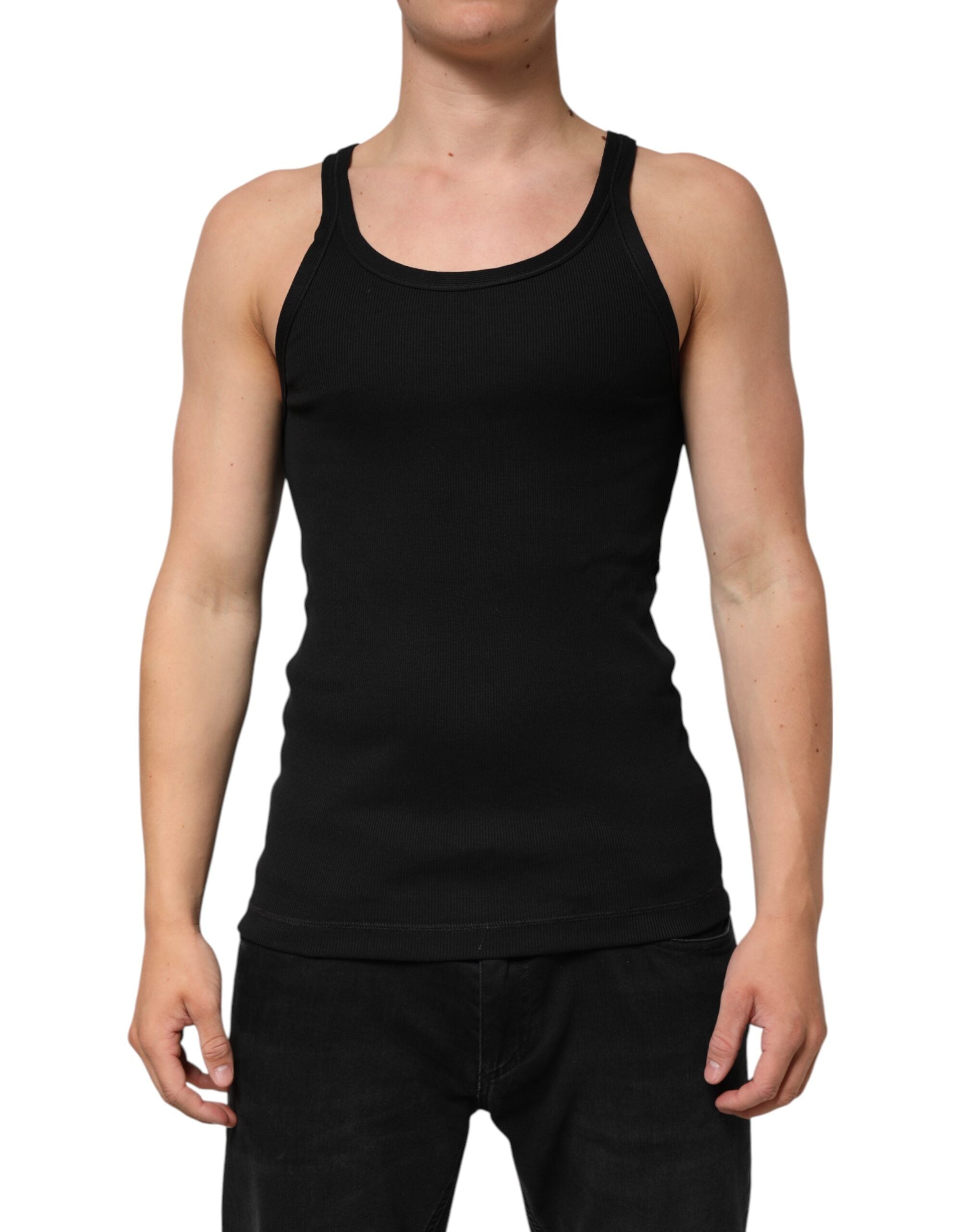 Dolce & Gabbana Black Tank Sleeveless Underwear Men Men's T-shirt