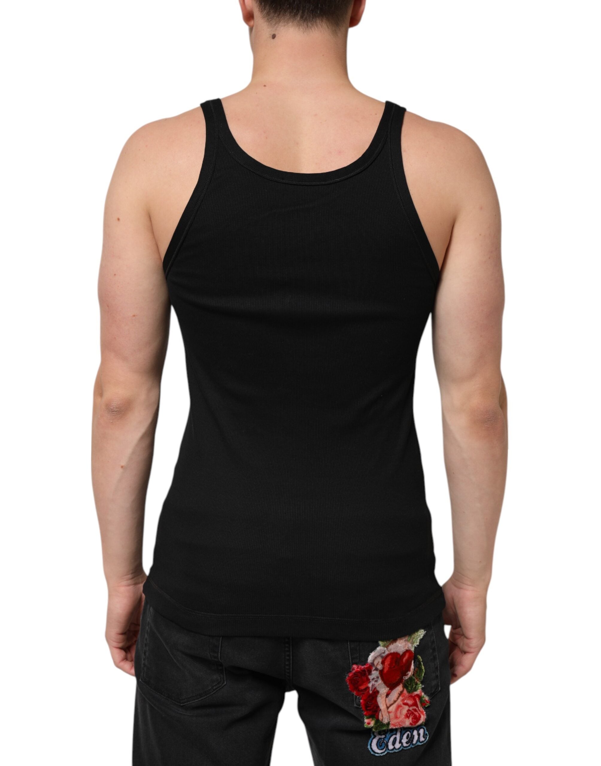 Dolce & Gabbana Black Tank Sleeveless Underwear Men Men's T-shirt