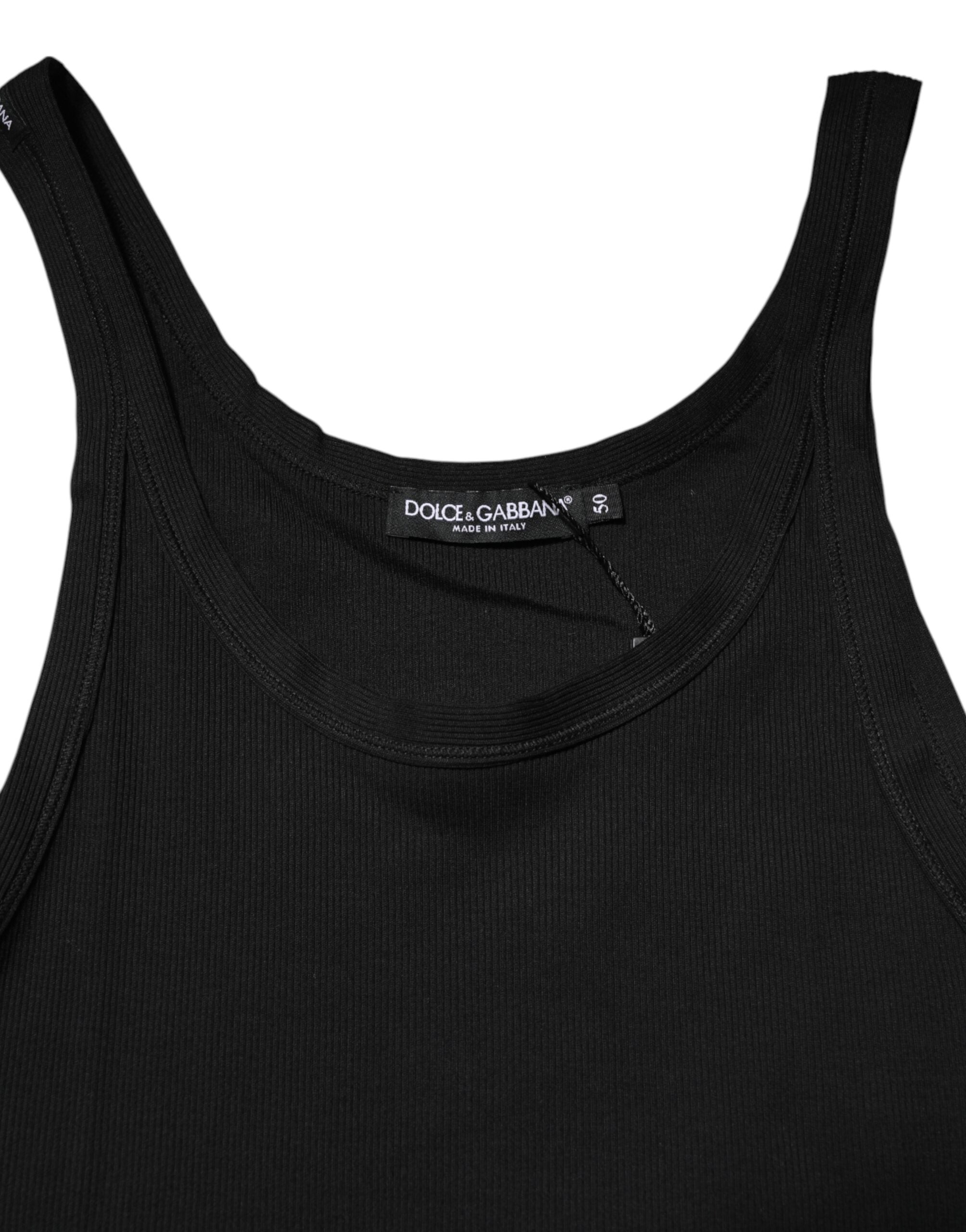 Dolce & Gabbana Black Tank Sleeveless Underwear Men Men's T-shirt