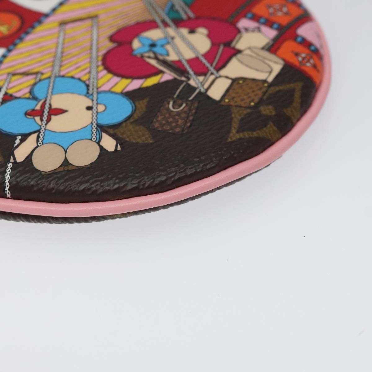 Louis Vuitton Round Coin Purse Limited Edition Vivienne Xmas Monogram Canvas Multicolour Canvas Wallets Accessory (Pre-Owned)