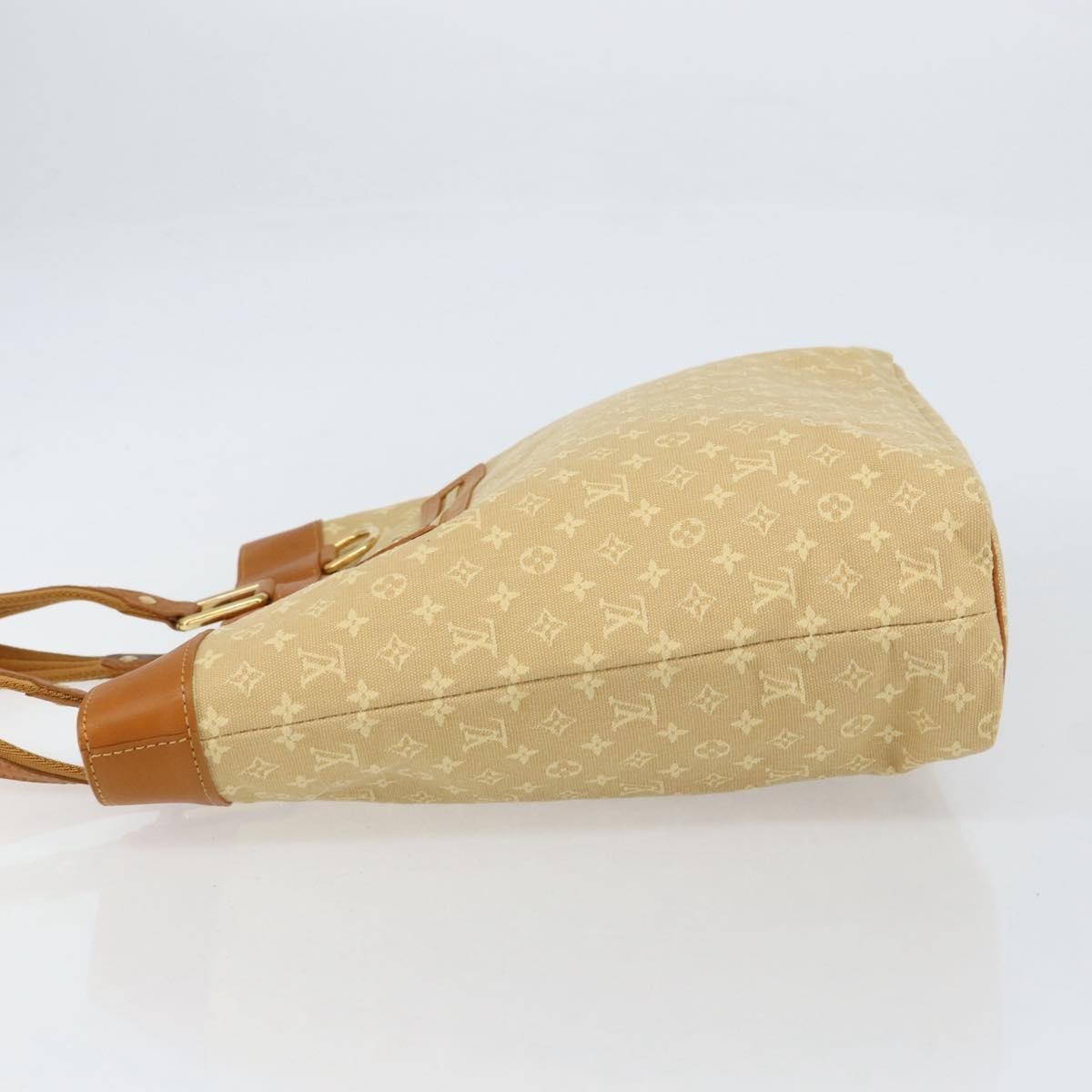 Louis Vuitton Lucille Mini Lin Beige Canvas Handbag (Pre-Owned)