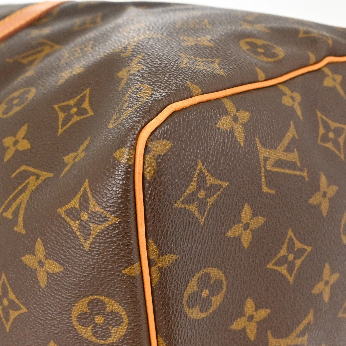 Louis Vuitton Keepall Monogram Canvas Brown Canvas Travel Bag Bag (Pre-Owned)