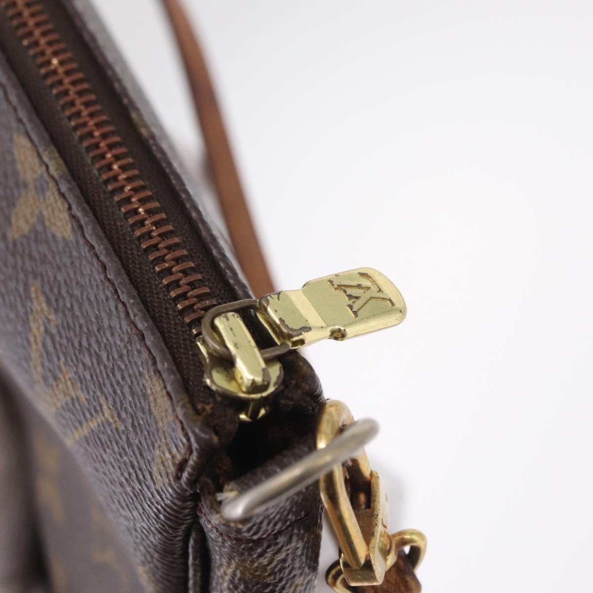 Louis Vuitton Pochette Accessoires Monogram Canvas Brown Canvas Clutche & Pouche Bag (Pre-Owned)