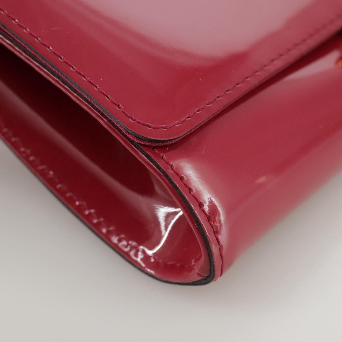 Louis Vuitton Louise Clutch Patent Pink Patent_Leather Bag (Pre-Owned)