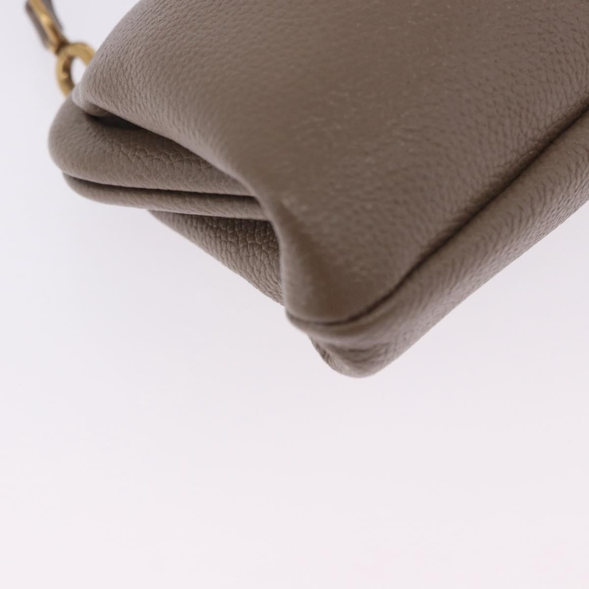 Balenciaga Cloud Clutch Leather Beige Leather Clutche & Pouche Bag (Pre-Owned)