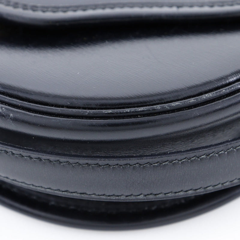 Hermès Lift Black Leather Shoulder Bag (Pre-Owned)
