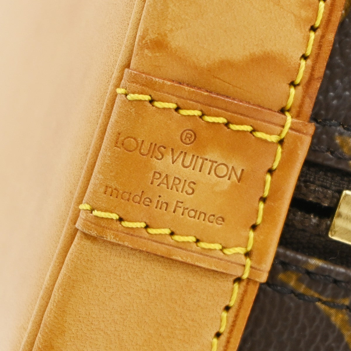 Louis Vuitton Alma Monogram Canvas Brown Canvas Handbag (Pre-Owned)
