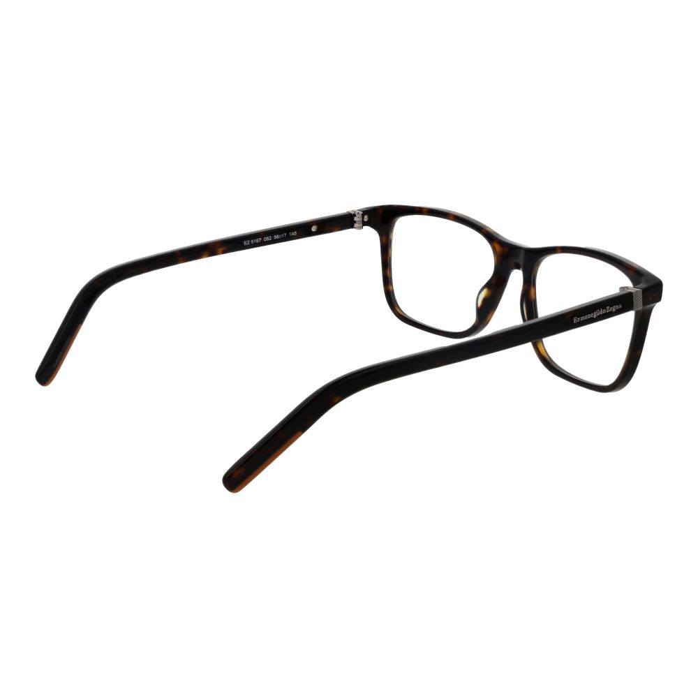 Ermenegildo Zegna Brown Acetate Glasses Men's (Frames)