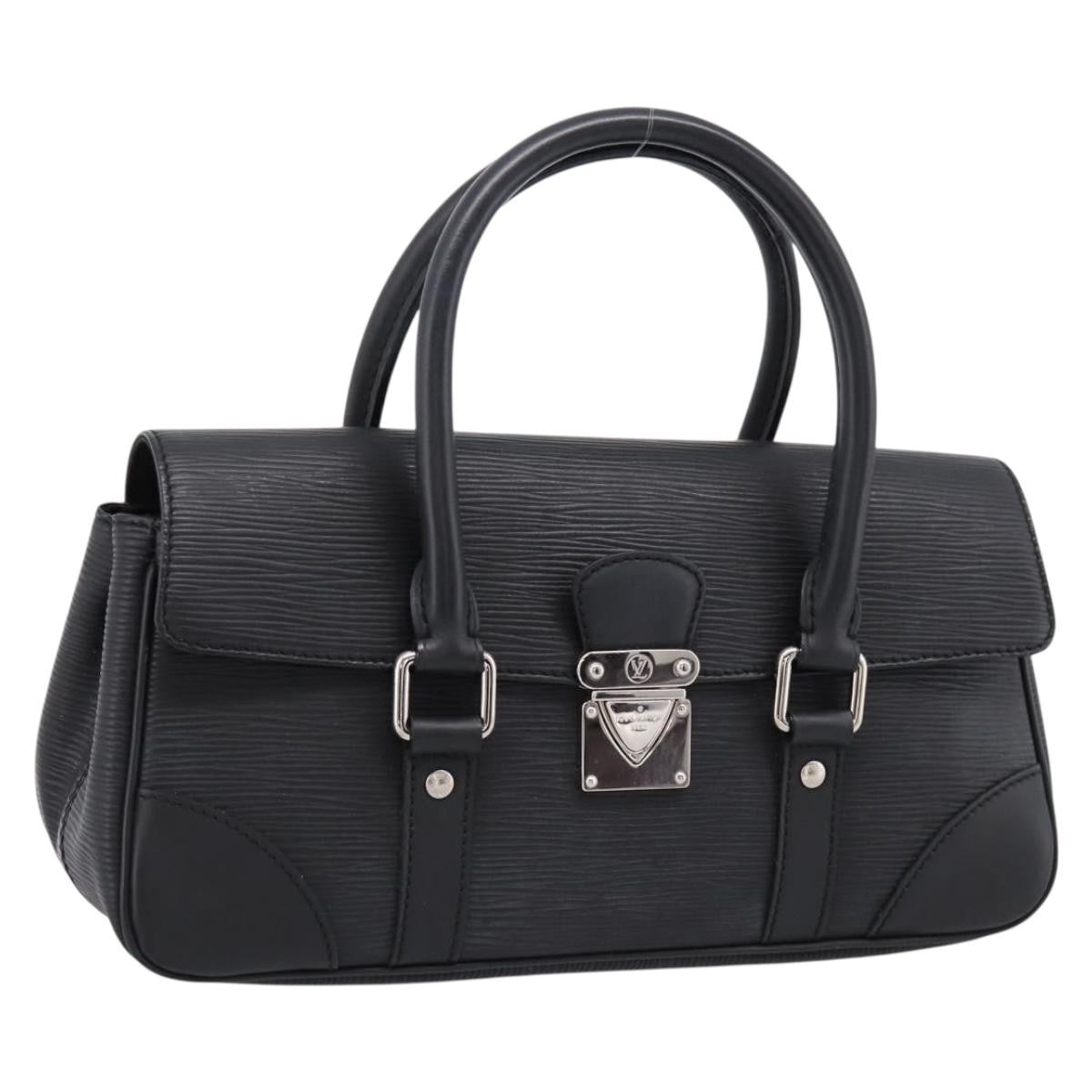 Louis Vuitton Segur Epi Leather Black Leather Handbag (Pre-Owned)