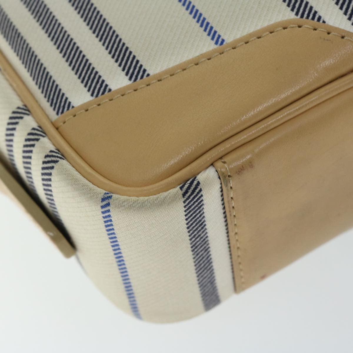 Burberry Nova Check Canvas Beige Canvas Shoulder Bag Bag (Pre-Owned)