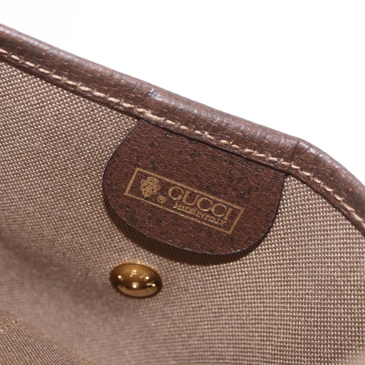 Gucci Sherry Line Canvas Beige Pvc Clutche & Pouche Bag (Pre-Owned)