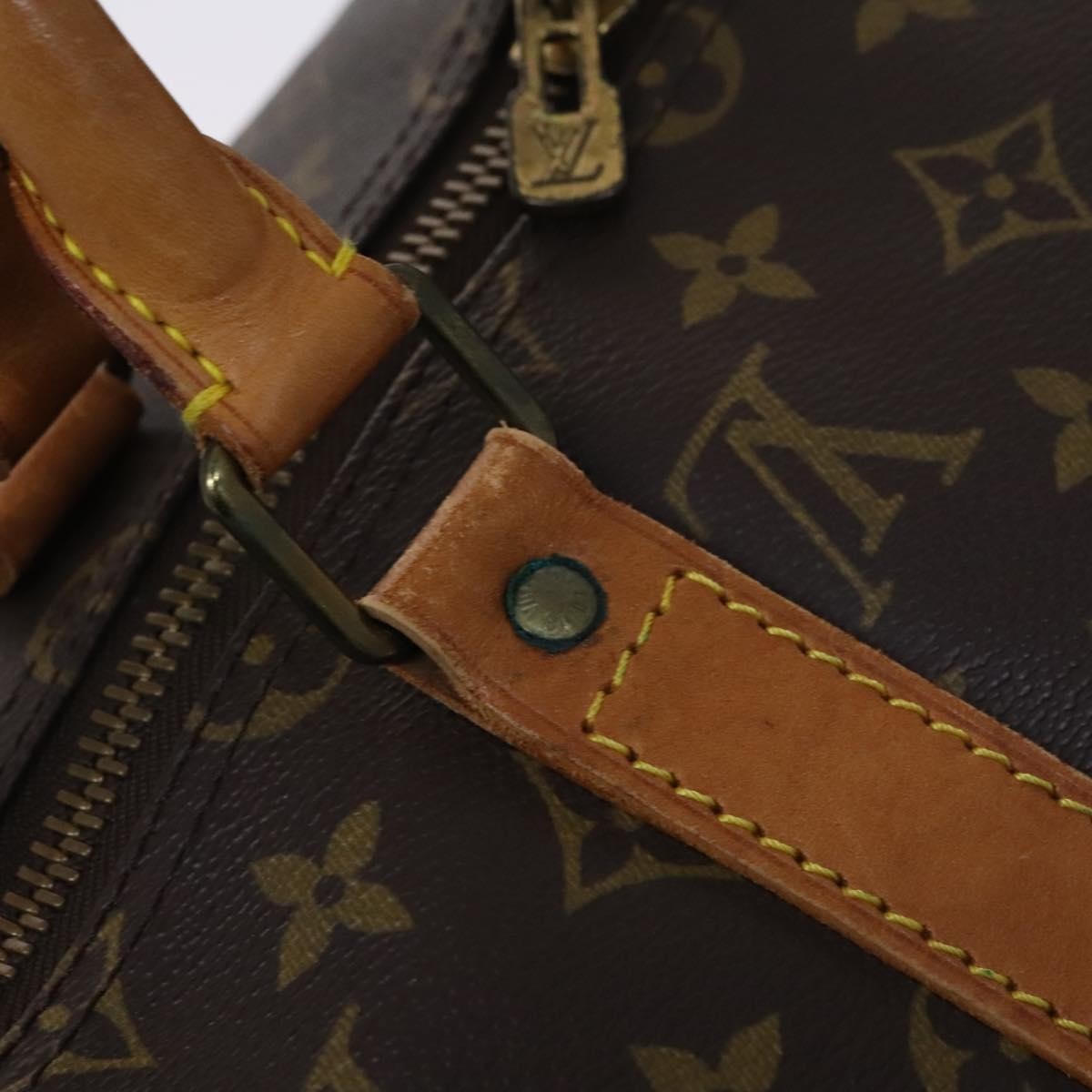 Louis Vuitton Keepall Monogram Canvas Brown Canvas Travel Bag Bag (Pre-Owned)
