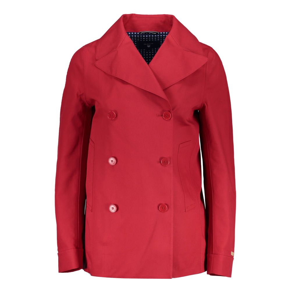 Gant Rosso Cotton Women Women's Jacket