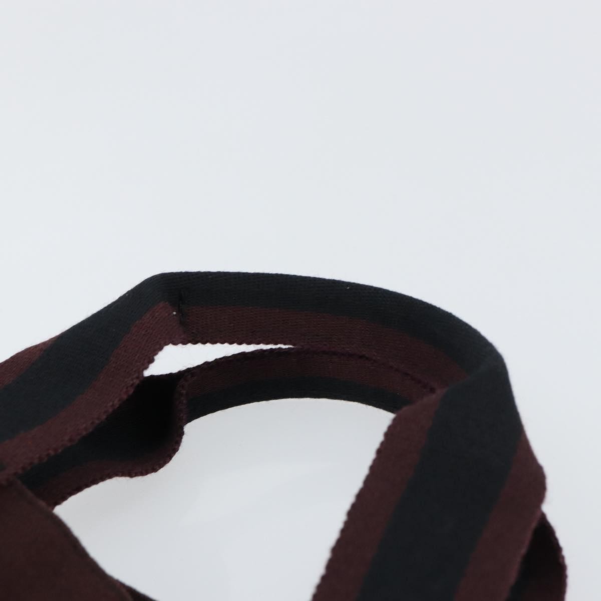 Hermes Fourre-Tout Herline Fourre-Tout Herline Burgundy Canvas Tote Bag Bag (Pre-Owned)