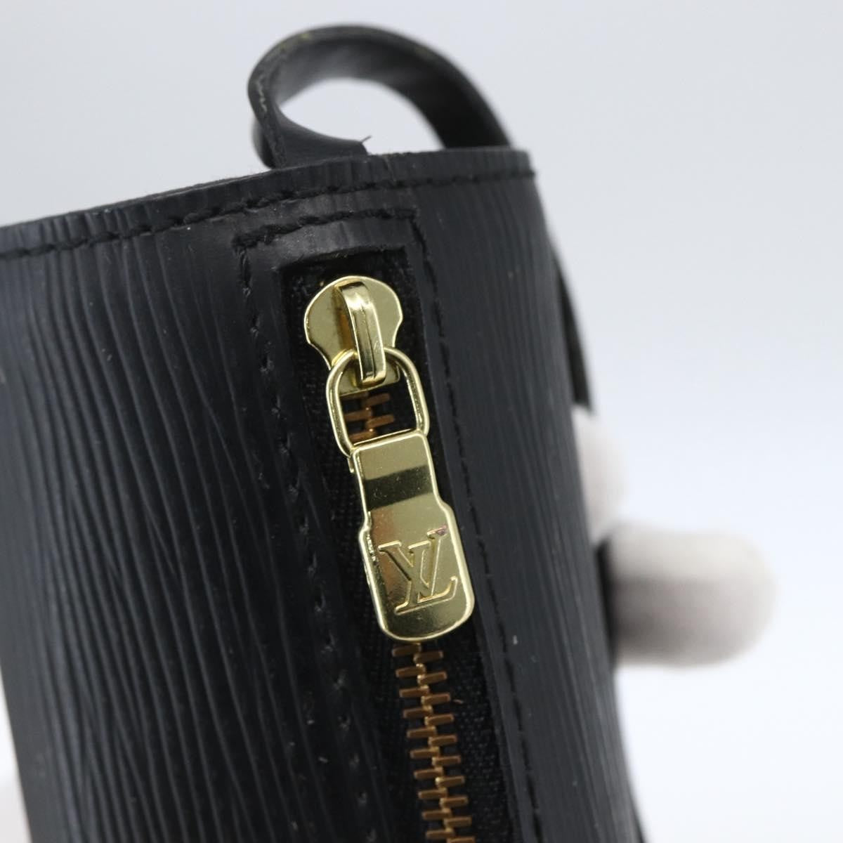 Louis Vuitton Soufflot Pochette Epi Leather Black Leather Clutche & Pouche Bag (Pre-Owned)