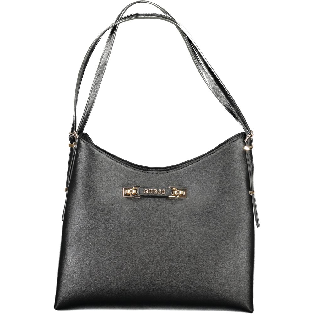 Guess Jeans Black Polyurethane Women Women's Handbag