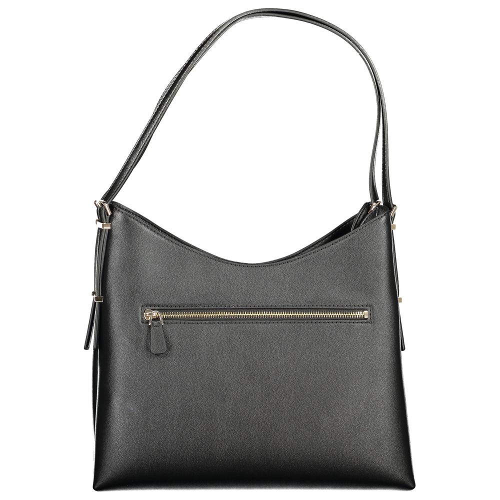 Guess Jeans Black Polyurethane Women Women's Handbag