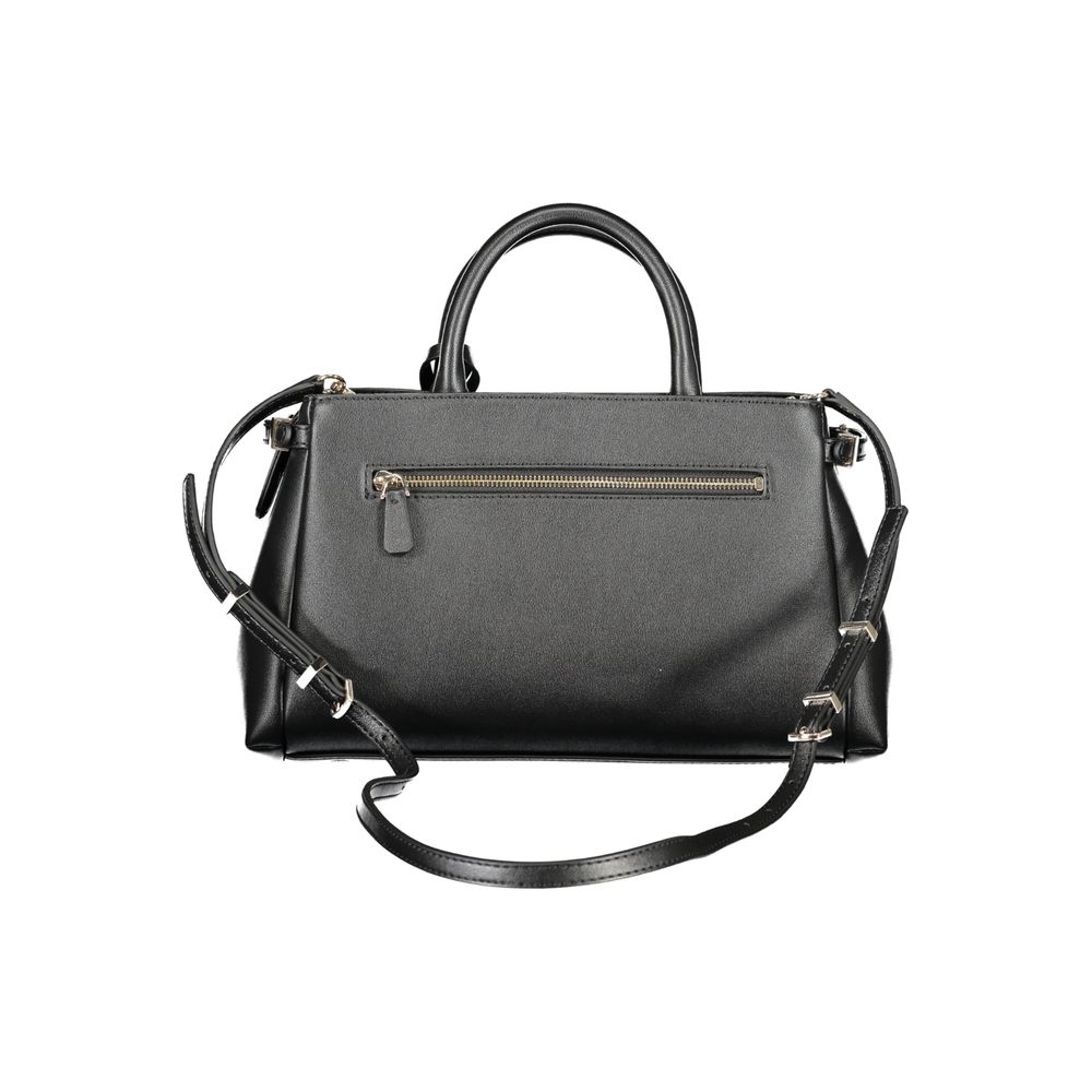 Guess Jeans Nero Poliuretano Women Women's Handbag