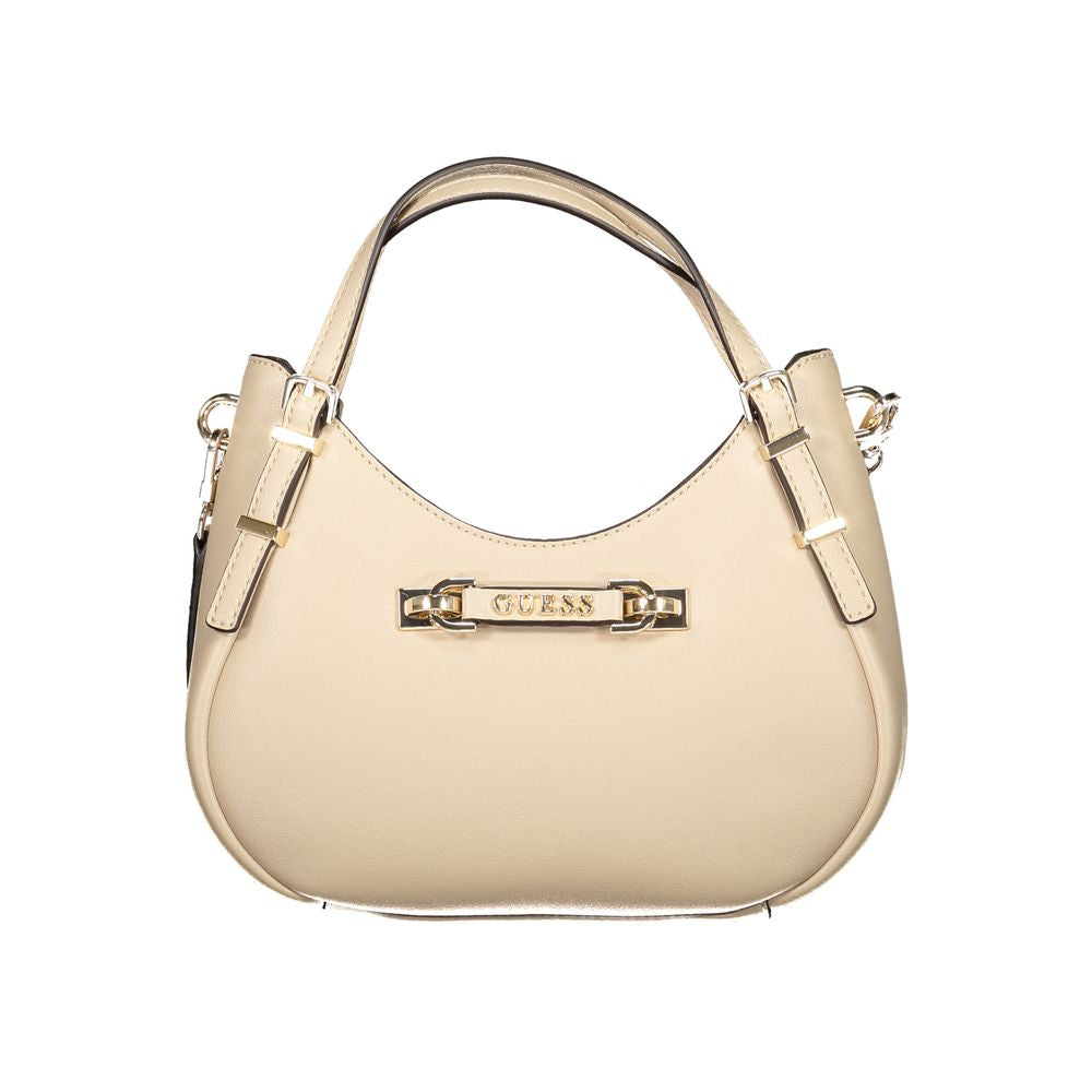 Guess Jeans Beige Polyurethane Woman Women's Handbag