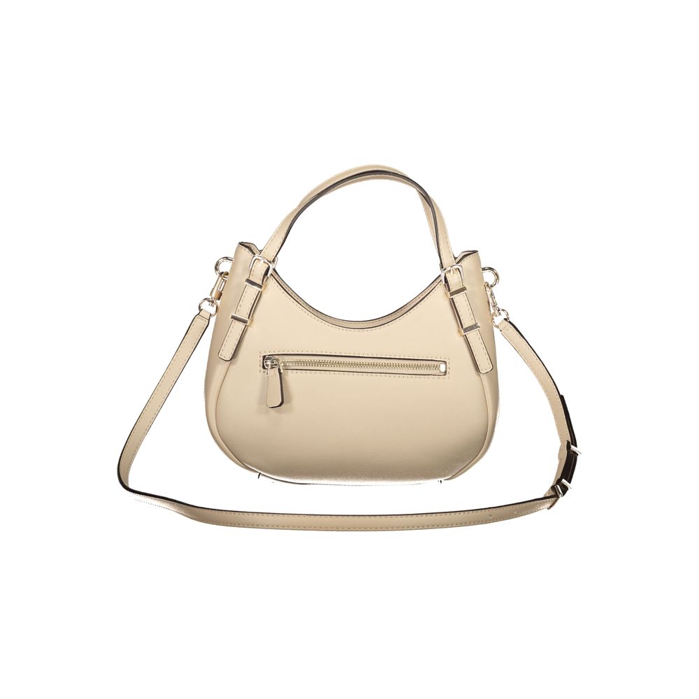 Guess Jeans Beige Polyurethane Woman Women's Handbag