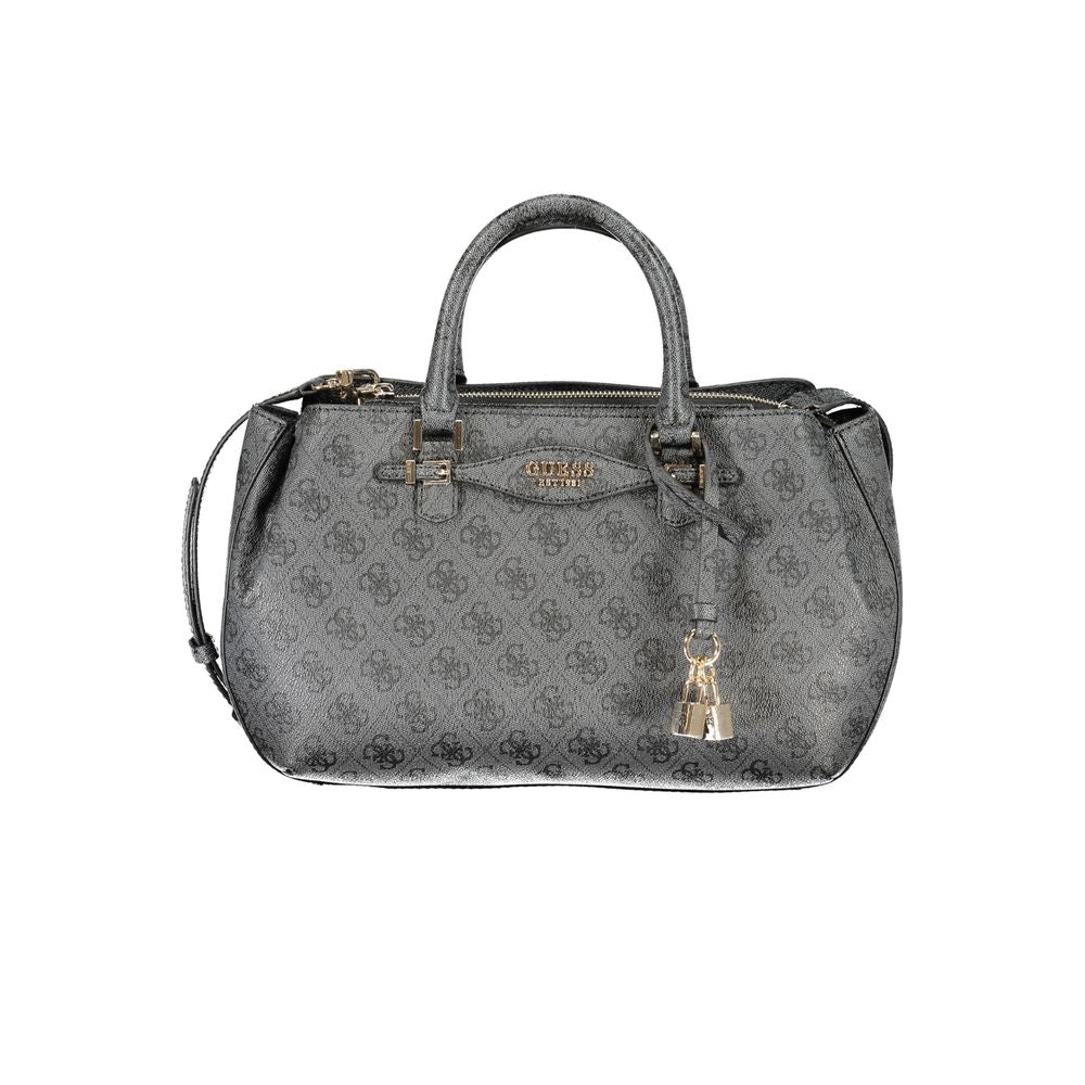 Guess Jeans Nero Poliuretano Women Women's Handbag