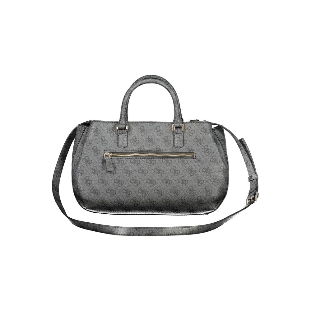 Guess Jeans Nero Poliuretano Women Women's Handbag