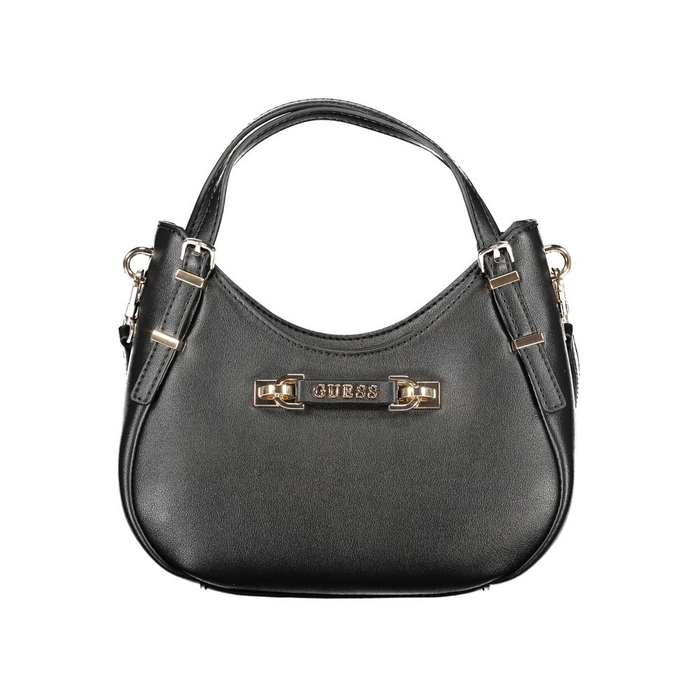 Guess Jeans Nero Poliuretano Women Women's Handbag