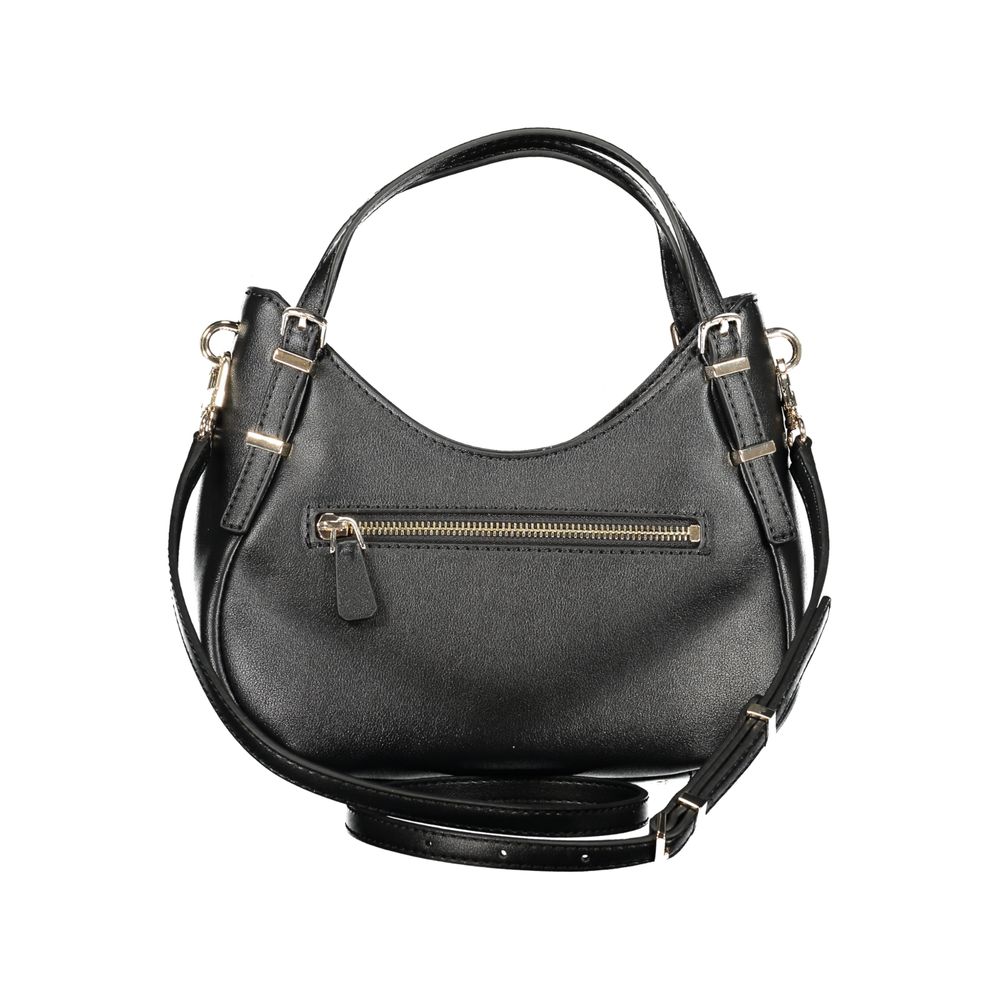Guess Jeans Nero Poliuretano Women Women's Handbag