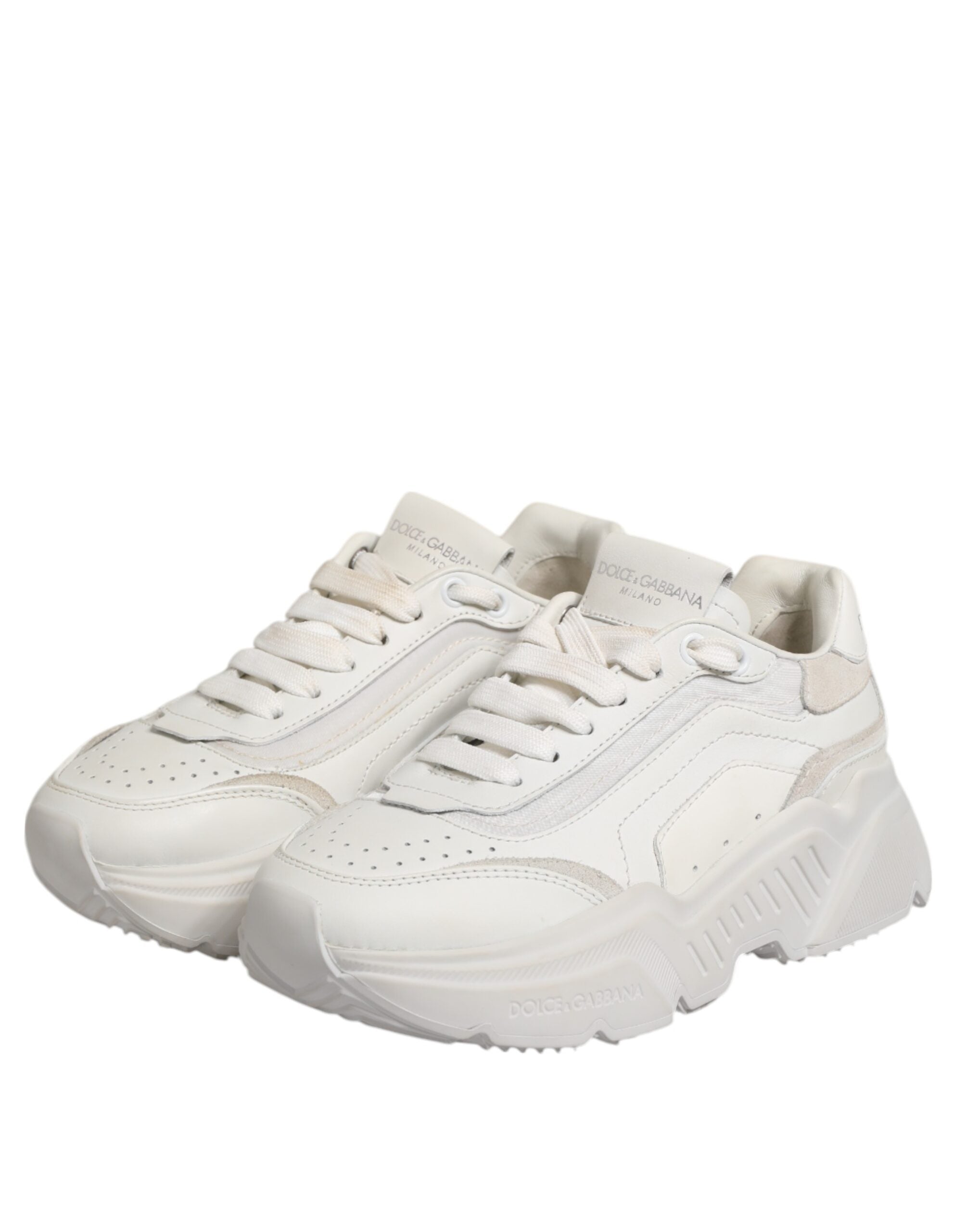 Dolce & Gabbana White Daymaster Low Top Sneaker Women's Shoes (Pre-Owned)