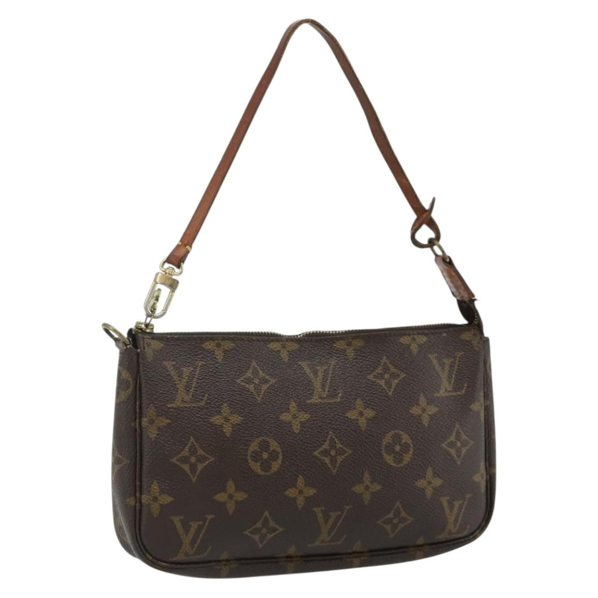 Louis Vuitton Pochette Accessoires Nm Monogram Canvas Brown Canvas Clutche & Pouche Bag (Pre-Owned)