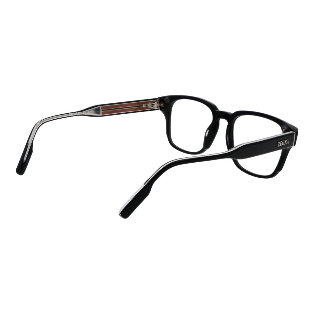 Ermenegildo Zegna Black Acetate Glasses Men's (Frames)
