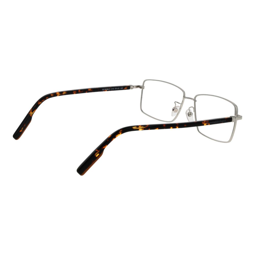 Ermenegildo Zegna Silver Metal Glasses Men's (Frames)