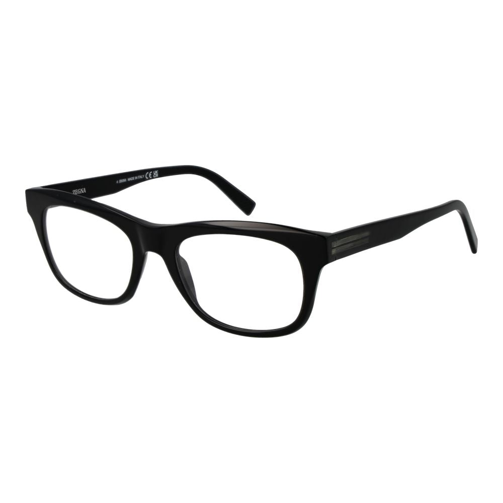 Ermenegildo Zegna Black Acetate Glasses Men's (Frames)