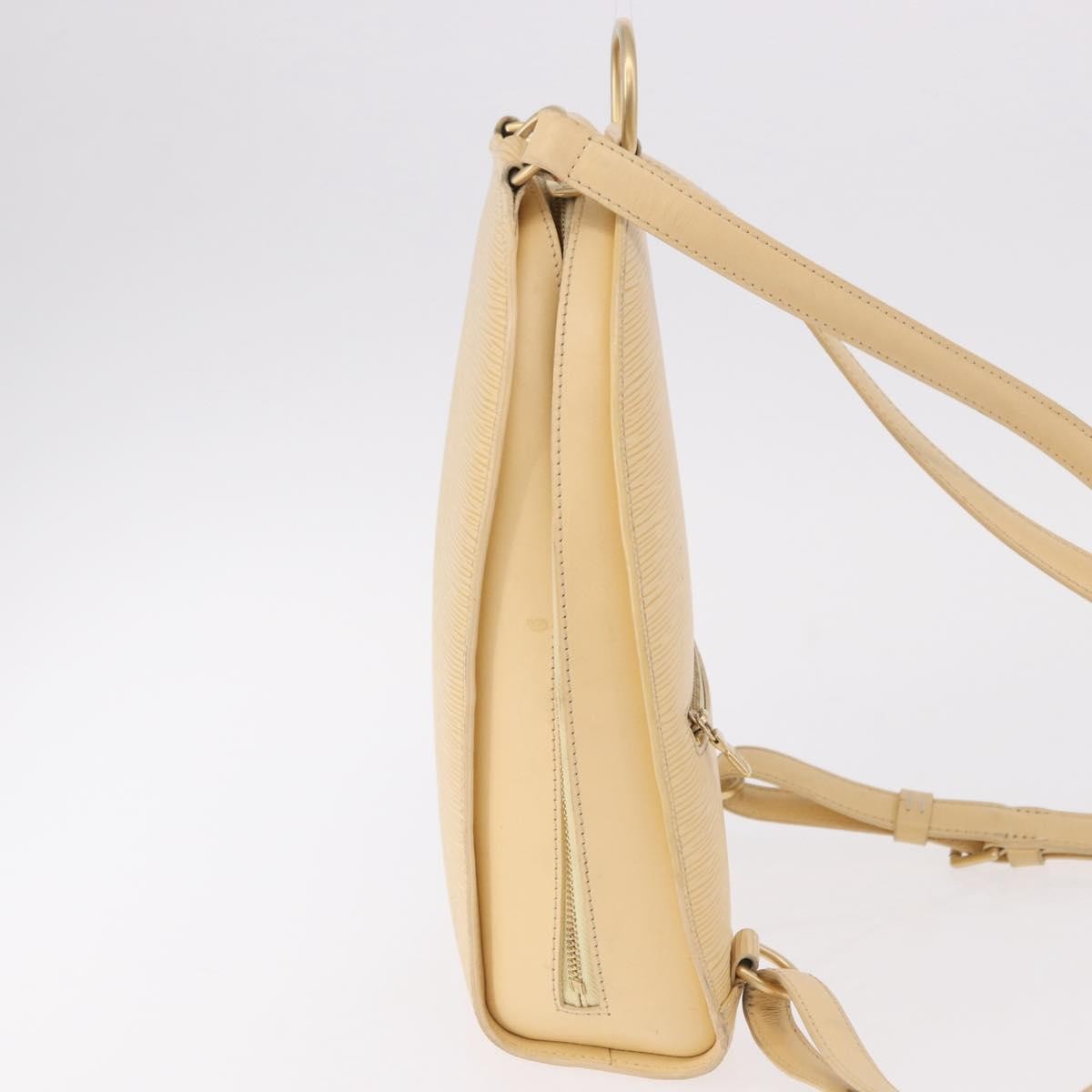 Louis Vuitton Mabillon Epi Leather Beige Leather Backpack Bag (Pre-Owned)