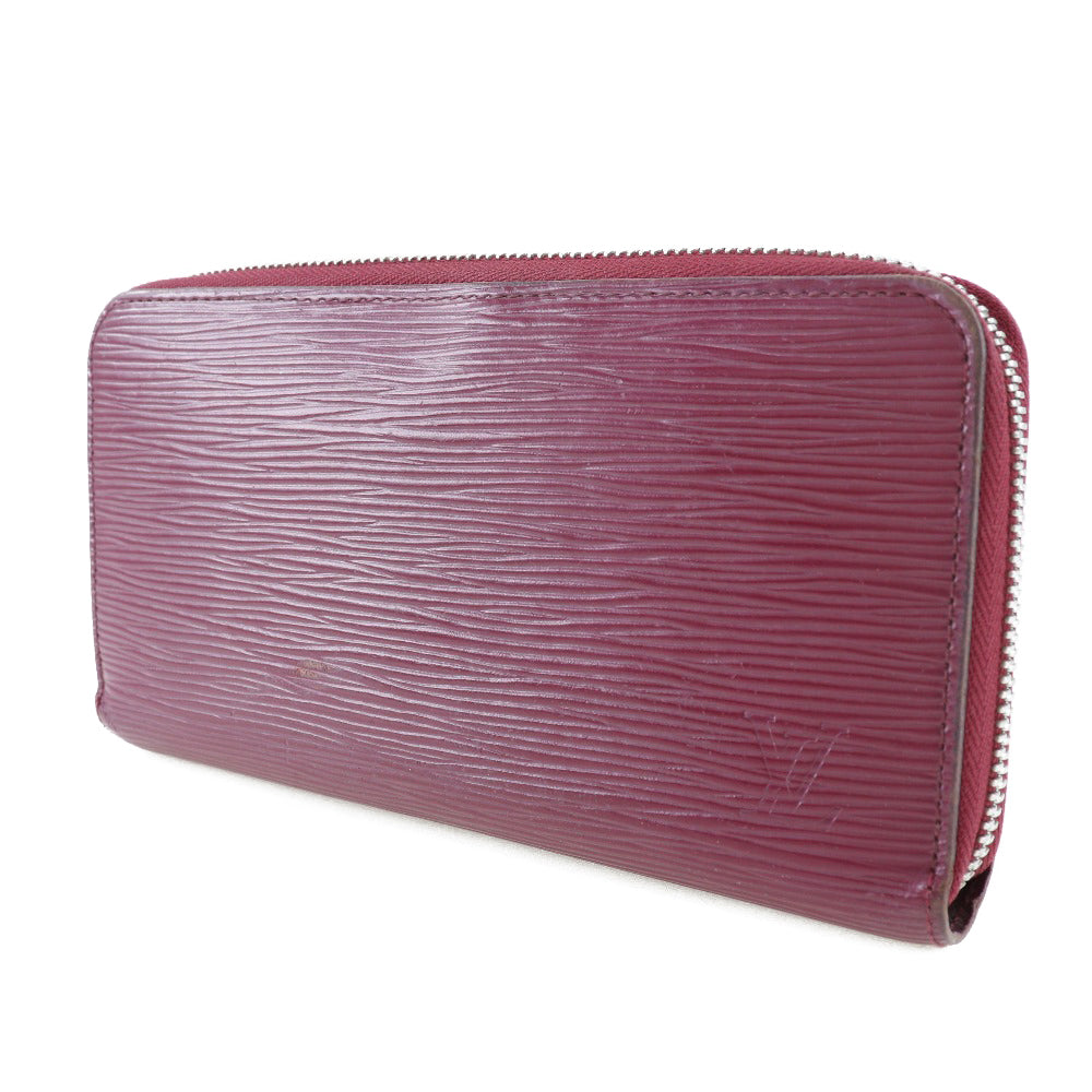 Louis Vuitton Zippy Wallet Red Leather Wallet (Pre-Owned)