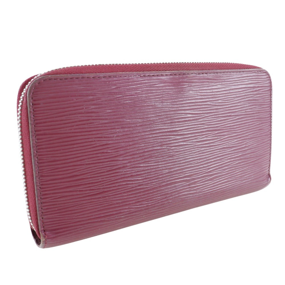 Louis Vuitton Zippy Wallet Red Leather Wallet (Pre-Owned)