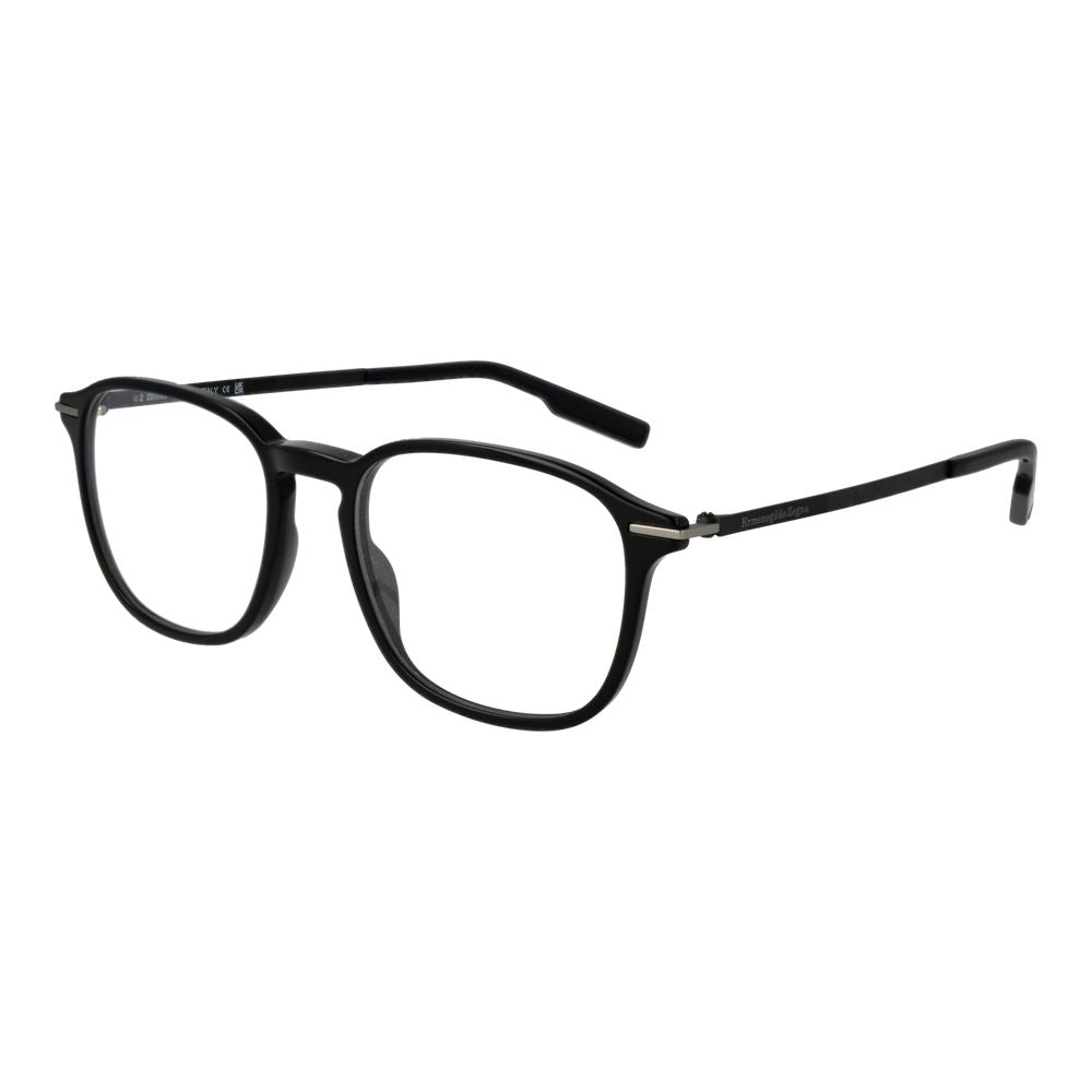 Ermenegildo Zegna Black Acetate Glasses Men's (Frames)